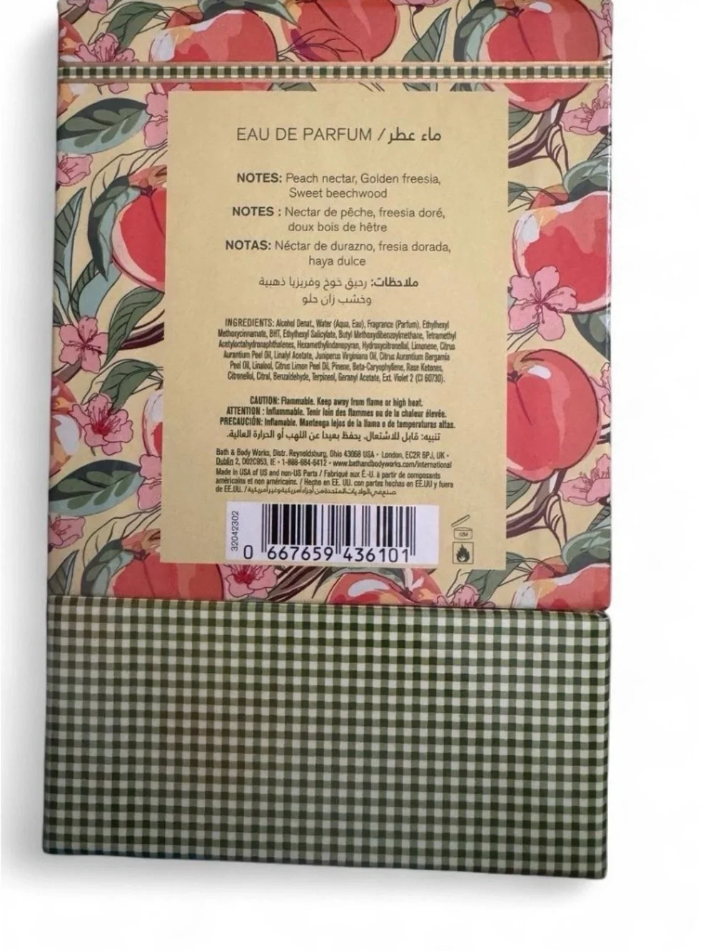 Vera Bradley Peach Blossom & Nectar Box – Peach, Pink, Green